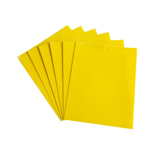 Sticky insect board yellow board double-sided insect trap board sticker kill small flying insects dipped in fruit fly trap orchard mosquitoes fly greenhouse