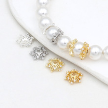 ��ɫ14k������ʯ�U�ջ��и����Ƭ �������ֹ�diy�Ʒ���C21