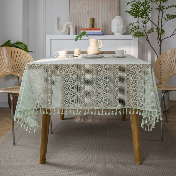 Green copper coin 1+ green broom tablecloth