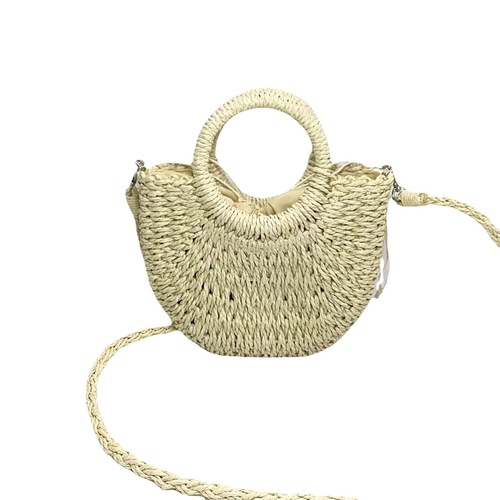  spring new style fresh and sweet luggage leather goods straw bag straw woven women's handbag