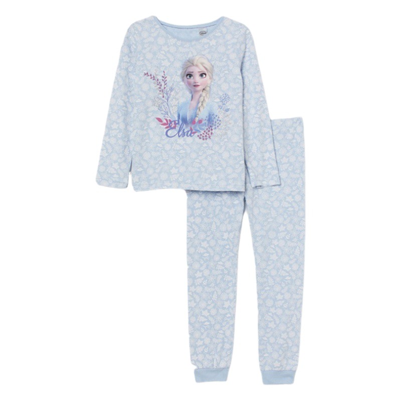 Traje de pijama para niños 2023 nuevo estilo coreano primavera y otoño Ropa para el hogar para niñas traje de dos piezas para niños medianos y grandes ropa de aire acondicionado para niños moda