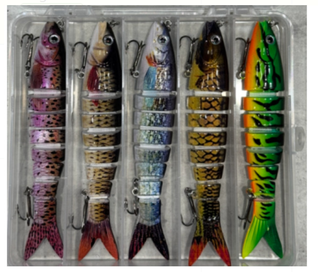 Nuevo Luya cebo multi-Sección de pescado 16 colores 13cm 18g biónico multi-Sección de cebo duro Comercio exterior Luya pesca cebo falso