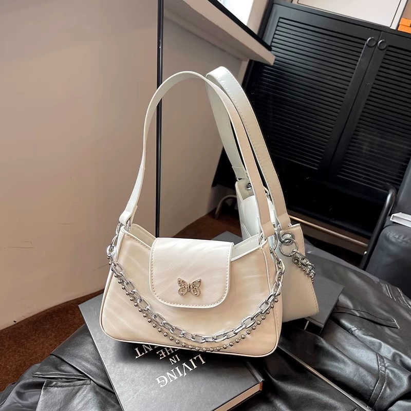 Bai Shili сумка на плечо Мода Мода сумка на плече текстура сумка подмышки сплошной цвет маленькая сумка новая сумка для отдыха