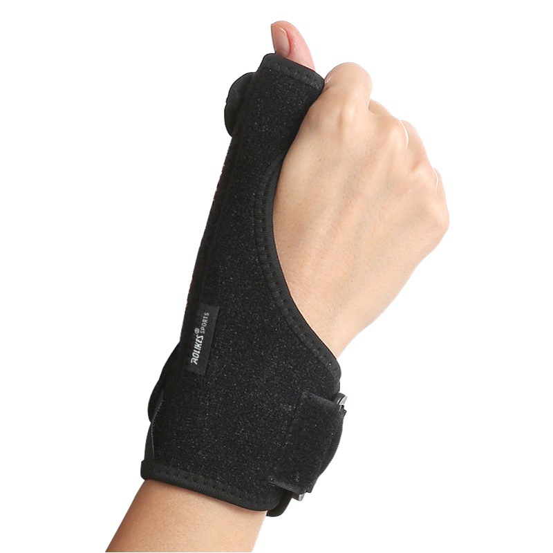 Fábrica al por mayor protector de muñeca pulgar brace primavera barra de acero soporte pulgar vaina esguince prevención equipo de protección en stock
