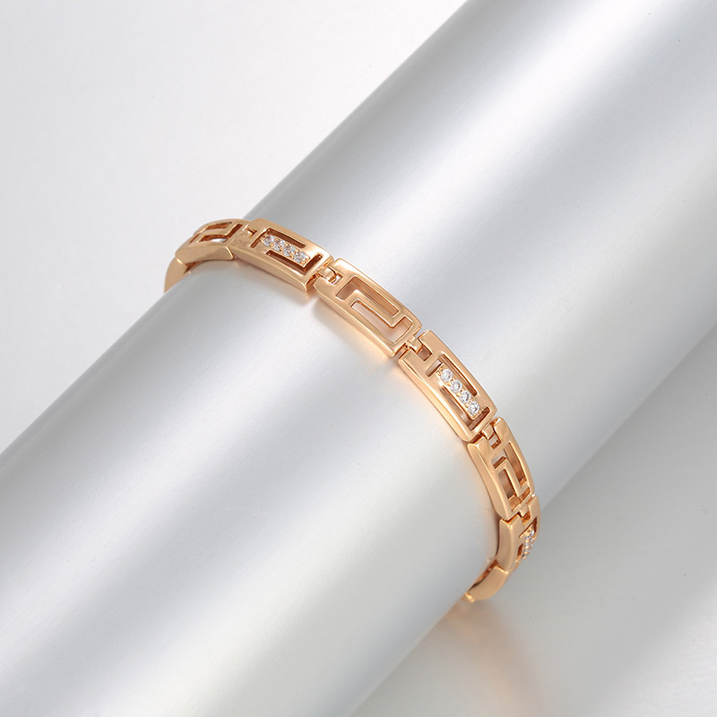 Pulsera con Diseño de Gran Muralla de Aleación Calada