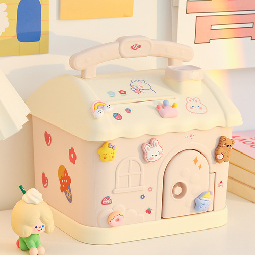 Internet celebrity piggy bank for children, girls and girls piggy bank  new style depositable and removable piggy bank wholesale delivery