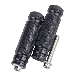 Motosiklet Dəyişdirilmiş CNC Alüminium Ərinti Silindrik Ayaq Pedalı Aksesuarları Arxa Oturacaq Ayaqlığı 8mm