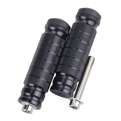 Motorcycle Modified Footrest Cnc Aluminum Alloy Anti-Fall Cylindrical Foot Pedal Accessories Rear Seat Footrest 8mm
