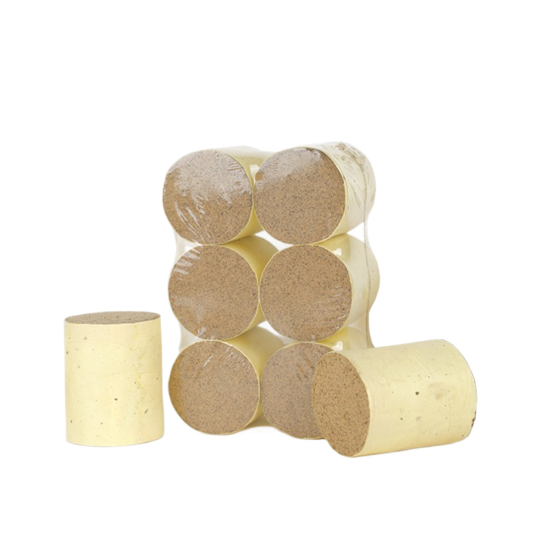 Moxa Rolls for Moxibustion Home Use Aged Mugwort Floss 4cm Stick 6 per Board in use