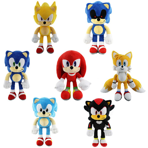 Cross-border new Super Sonics Tails Nack cartoon anime plush doll toy