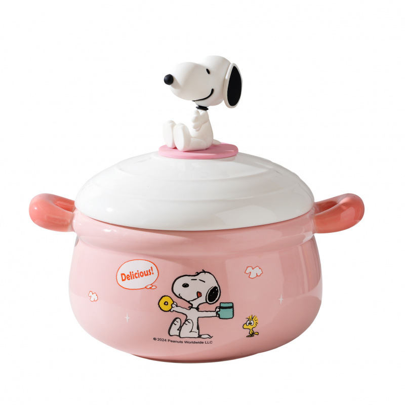 Snoopy Ceramic Ramen Bowl