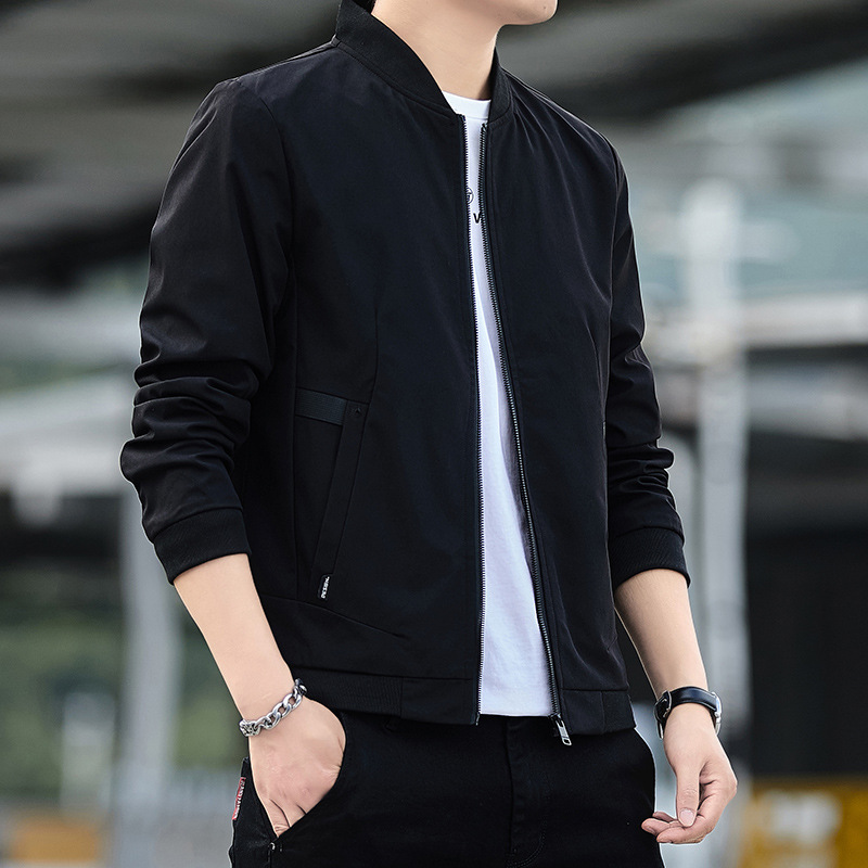 2022 nuevos hombres de primavera y otoño chaqueta de los hombres de béisbol uniforme deportivo de moda delgada superior guapo abrigo a juego de los hombres