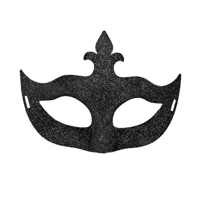 Carnaval nuevo polvo brillante máscara de flecha máscara de Halloween máscara de fiesta decoración máscara de mitad de cara