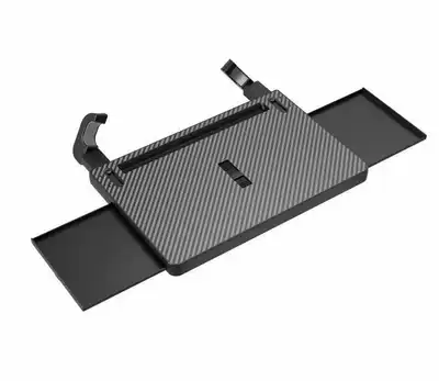 Multifunctional Mechanical Universal Enlarged Car Car table board - a15-steering-wheel-telescopic-table-carbon-fiber-pattern-black-black