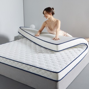 2025 new double three-dimensional latex hard cotton ridge mattress cover
