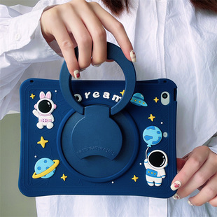 Suitable for Apple mini6/7 flat panel protective case portable rotating car ipad10 10.9 rear case air5 bracket