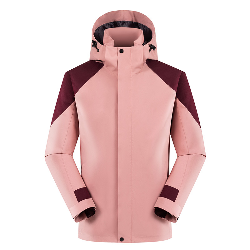 Otoño y invierno vestir de asalto personalizado mangas largas hombres y mujeres caminando campamento al aire libre a prueba de viento impermeable equipo chaqueta de trabajo