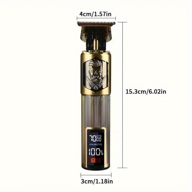 Kit de Recortadora de Cabello Recargable con Cables para Hombre con Precisión