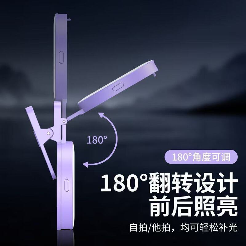 インターネット有名人の自撮りツール、超透明ミラー、携帯電話リアクリップ、フィルライト、自撮りミラー、ショートビデオ、写真撮影、クロスボーダー|undefined