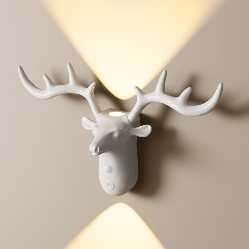 Cross-Border Popular Led Creative Touch Atmosphere Night Light Rechargeable Magnetic Suction Wiring-Free Human Body Sensor Wall Lamp