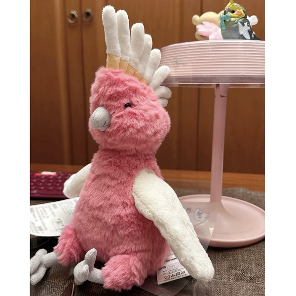 Pink parrot 25cm