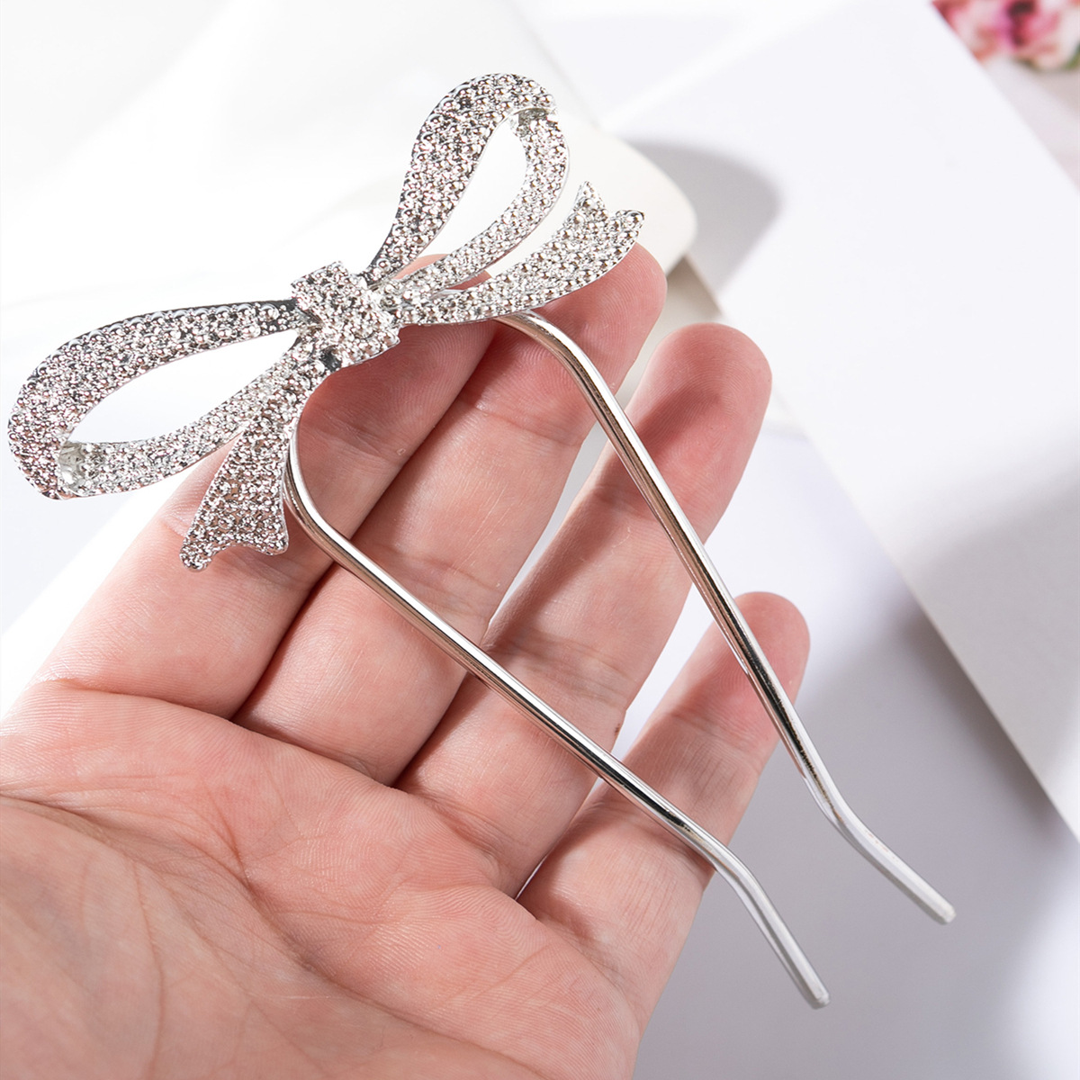 Estilo coreano moda arco pelo rizador accesorios para el cabello Internet celebridad Mori Hada pelo horquilla clip chica clip tocado femenino