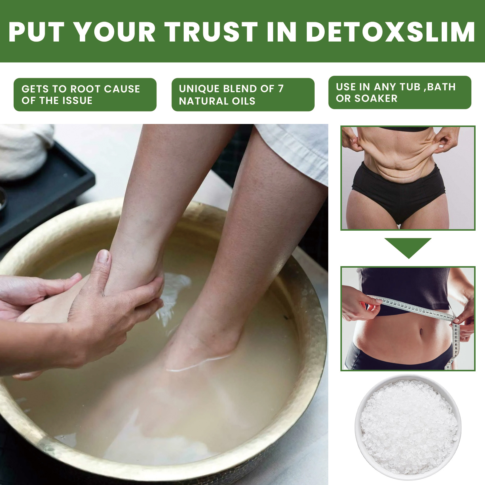 EELHOE essential oil bath salt for deep cleaning sewage discharge, body slimming and foot care,_voghion.com