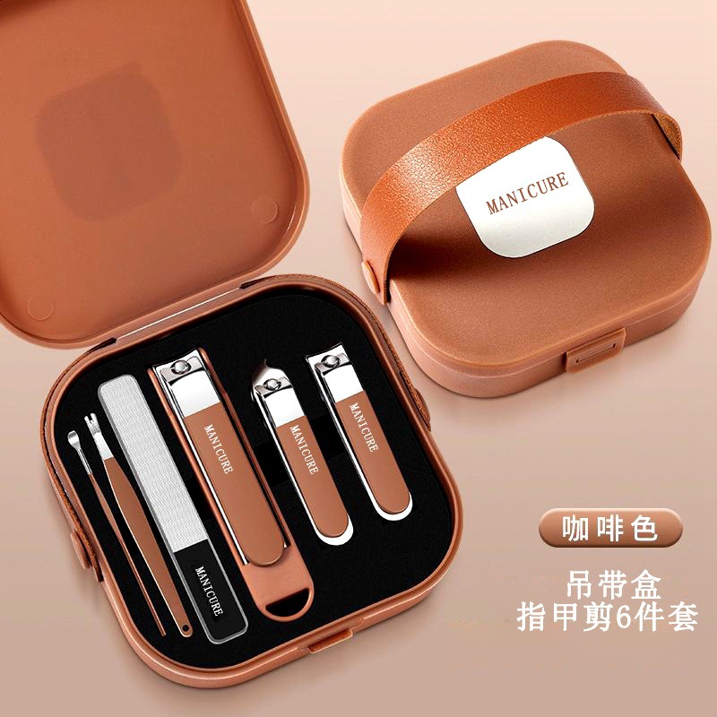 여행가방 브라운 6점 세트