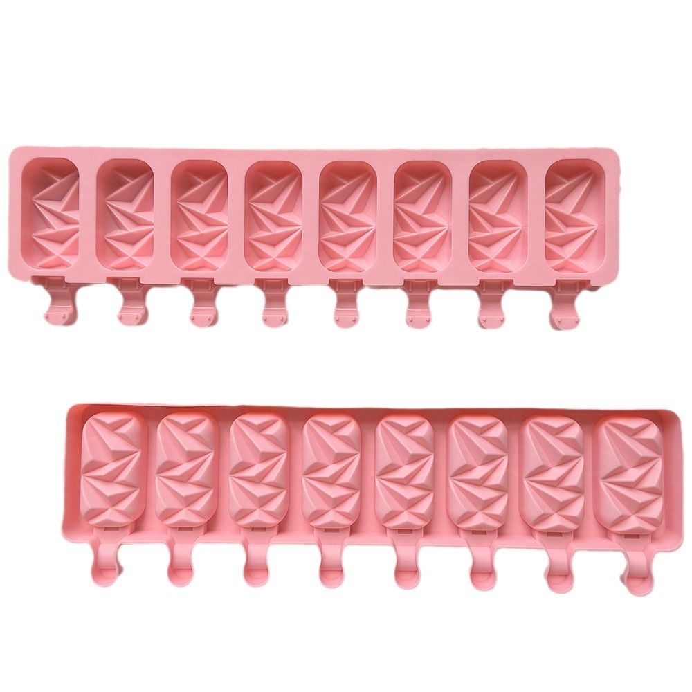 Creativo diamante helado molde de silicona 3D helado molde de horneado de chocolate molde de helado de verano molde 484