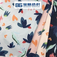40s棉氨纶弹力拉架汗布 a类卡通印花针织布 婴儿内裤背心t恤面料