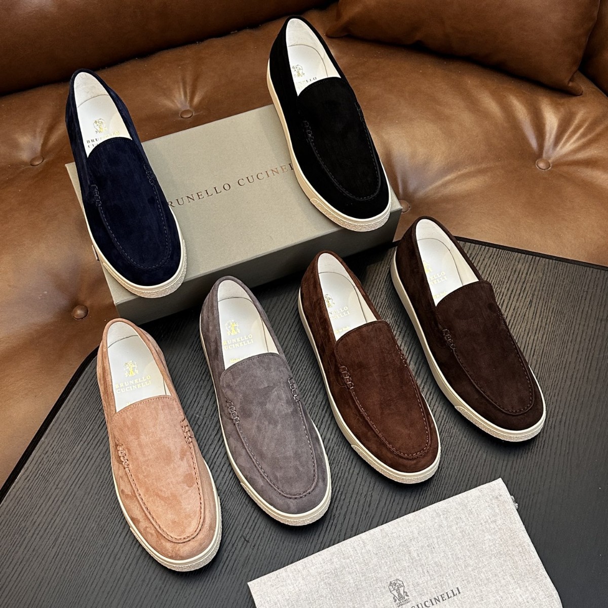 Casual leather shoes