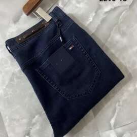 2296-18 TF家春夏新品男装高级感轻奢潮牌微弹小直筒牛仔裤欧洲站