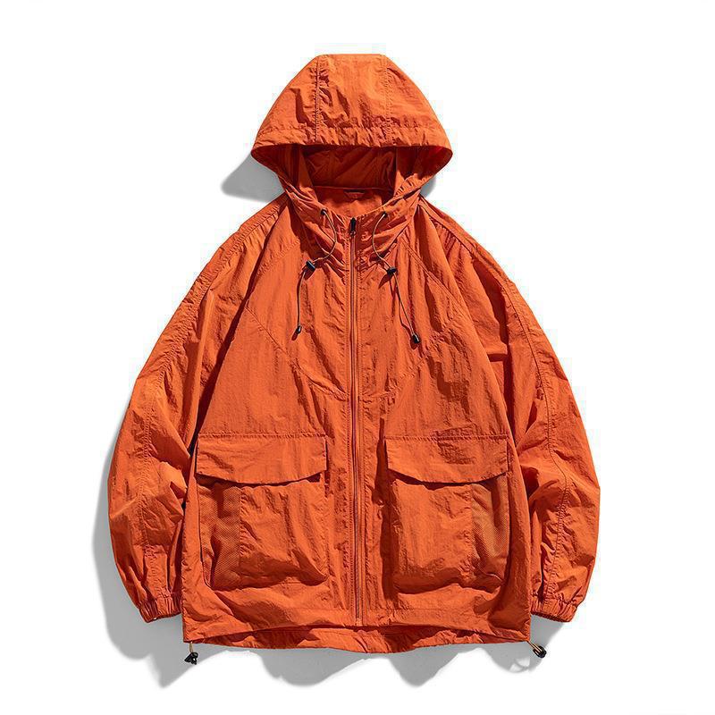 Transfronterizos al aire libre ropa de protección solar para hombres y mujeres estilo americano retro hombre Amelia de verano delgada chaqueta versátil