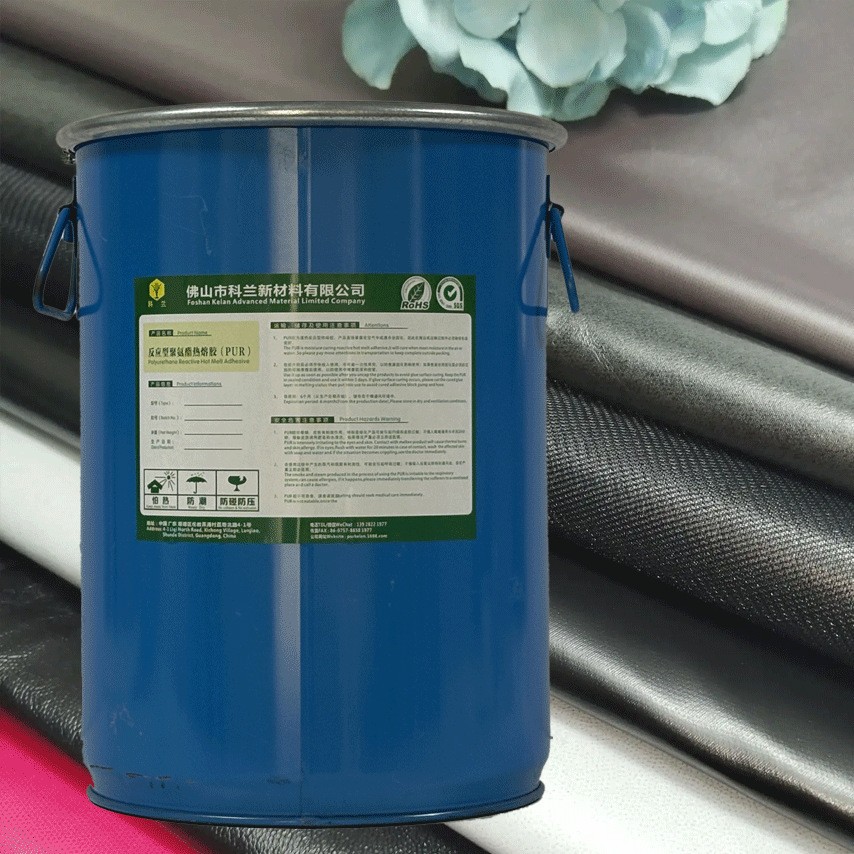 PUR纺织复合胶布匹贴布匹贴塑料膜贴皮革贴泡沫环保高粘力