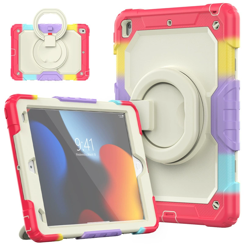 Совместимый чехол для iPad 10.2 Bare Hand Hand Rotor Rotating Rotating PC Skill Flate AIR4 PRO 11 защитный чехол