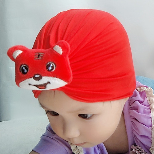 Baby Hat Summer Thin Breathable Socks Set 0-12 Months Newborn Baby Fashionable Cartoon Indian Hat