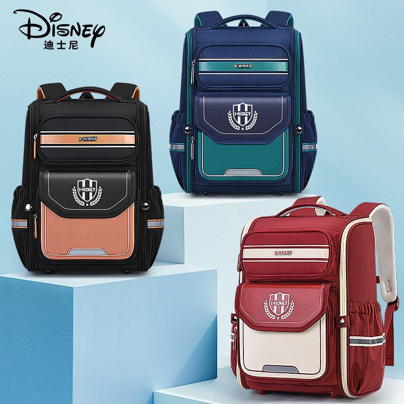 Disney Elementary School Schoolbags for Grades 1-3-6, Girls and Boys, British-Style Lightweight, Breathable, Large-Capacity Kidsren's Backpacks Disney Elementary School Schoolbags for Grades 1-3-6, Girls and Boys, British-Style Lightweight, Breathable, Large-Capacity Kidsren's Backpacks