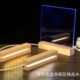 Solid Wood Long Night Light Hammer Glass Painting Acrylic Wooden Luminous Base Lamp Luminous Message Board Luminous Base