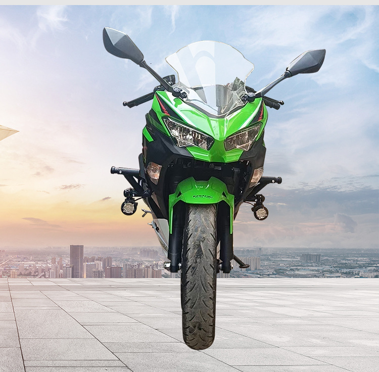 Suitable for Kawasaki Ninja 400 crash bars, anti-fall protection springs, racing bars, ninja anti-collision stunt bars, modification accessories