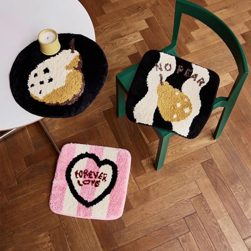 Non-Slip Flocking Carpet Tufted Chair Cushion Home Four Seasons Office Anti-Cool Sedentary Ass Cushion Dormitory Cushion for Hair Non-Slip Flocking Carpet Tufted Chair Cushion Home Four Seasons Office Anti-Cool Sedentary Ass Cushion Dormitory Cushion for Hair