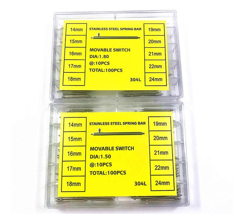 自动快拆开关生耳 活动拉杆 不锈钢全钢表耳 1.8粗 1.5粗 盒装