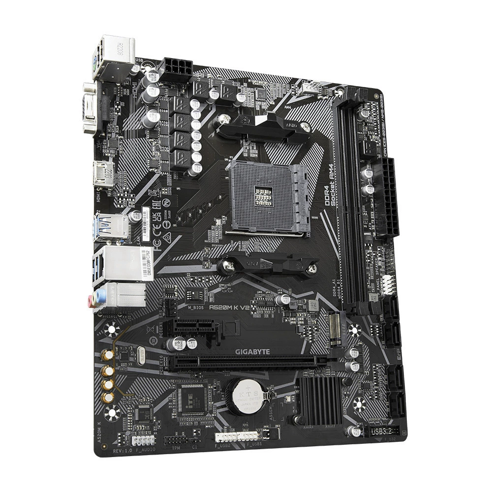 Подходящий для материнской платы AMD GIGABYTE A520MK V2 компьютера AMD A520/Socket AM4