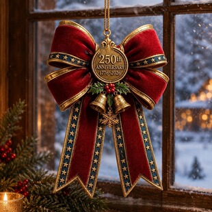 �羳250th Anniversary Bow Christmas Tree Ornament250������