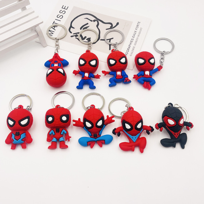 Cartoon Spider-Man Series Keychain Pvc Soft Stereo Spider-Man Key Chain Bag Pendant Gift Ready Stock Cartoon Spider-Man Series Keychain Pvc Soft Stereo Spider-Man Key Chain Bag Pendant Gift Ready Stock