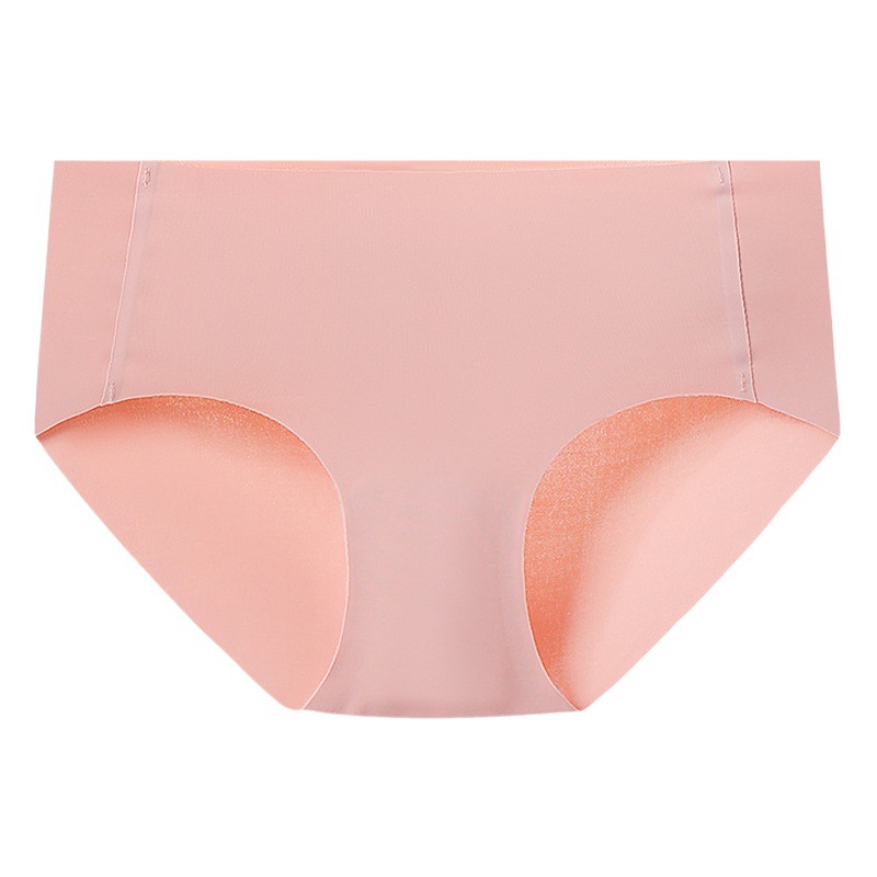 ワンピースシームレスアイスシルク純綿股下着女の子のための卸売スポーツヨガ通気性速乾性抗菌ミッドウエスト女性
