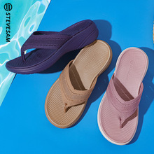 2025新款宽带厚底人字拖女大足力舒适防滑耐磨外穿休闲夹脚凉拖鞋