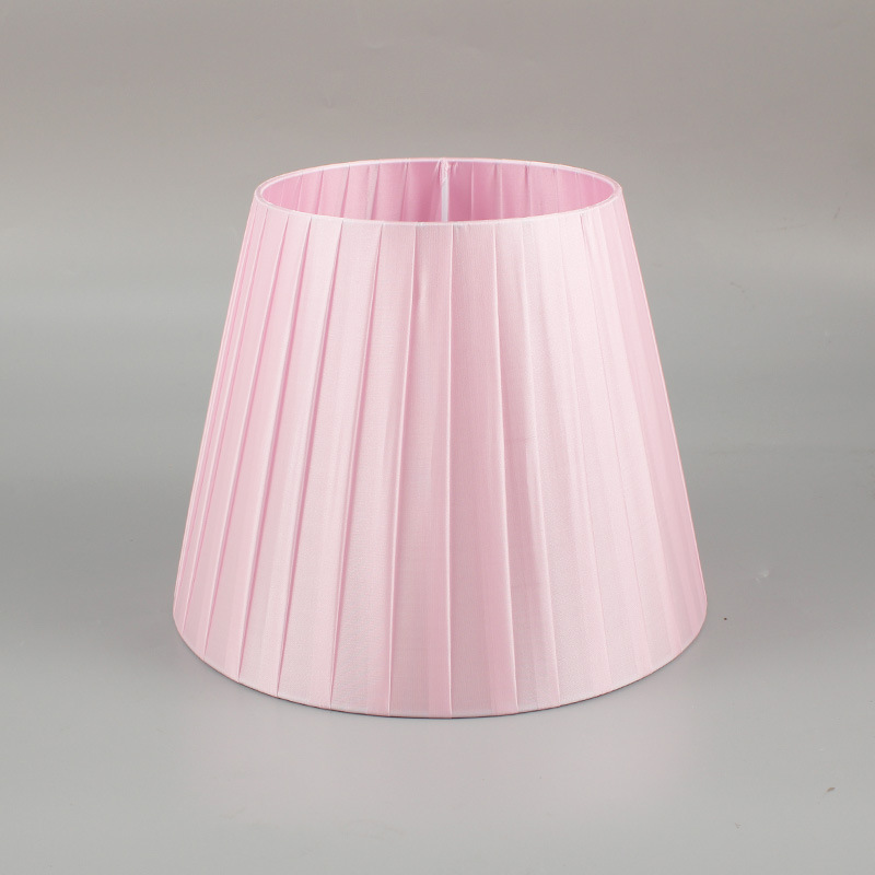 Tela transfronteriza plegable pantalla lámpara de mesa lámpara de pie lámpara de hotel sala de estar dormitorio borde dorado pantalla de tela al por mayor