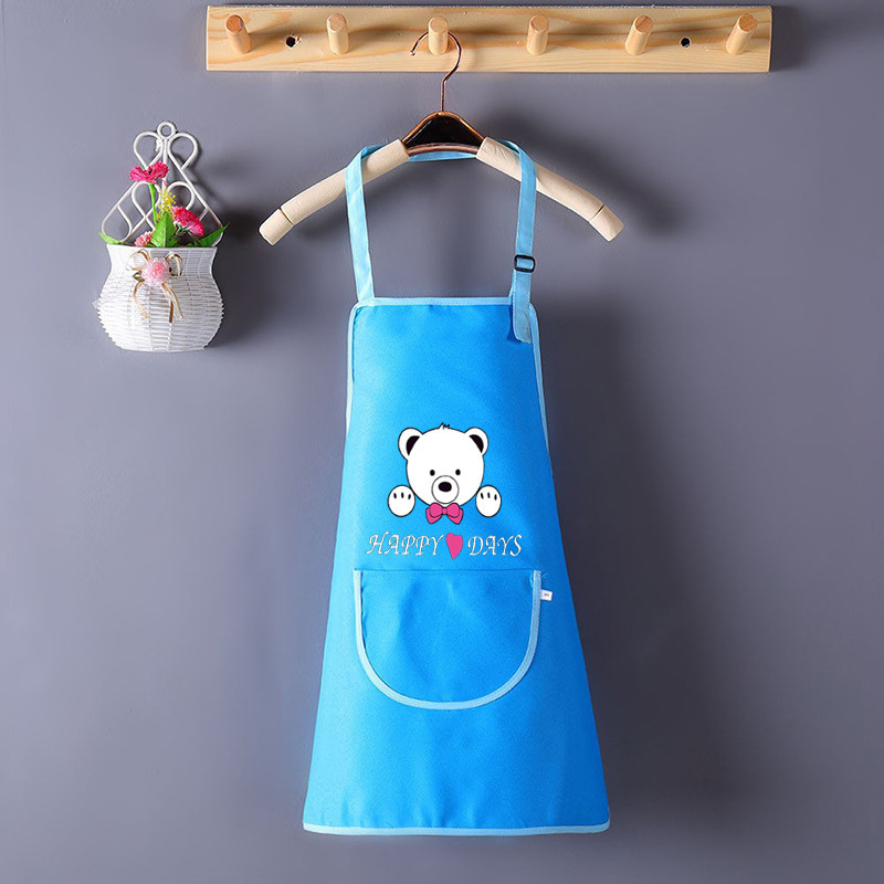 Pintura impermeable al por mayor para niños, jardín de infantes, impresión delantal, pintura infantil, abrigo de arte, bib