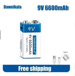 9V 6600mAh ��x�ӳ��늳� Type-C USB 늳� 9V �늳��m����f