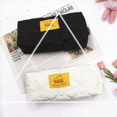 Japanese-style Instagram cheese cream minimalist large-capacity student girl's heart stationery box storage bag